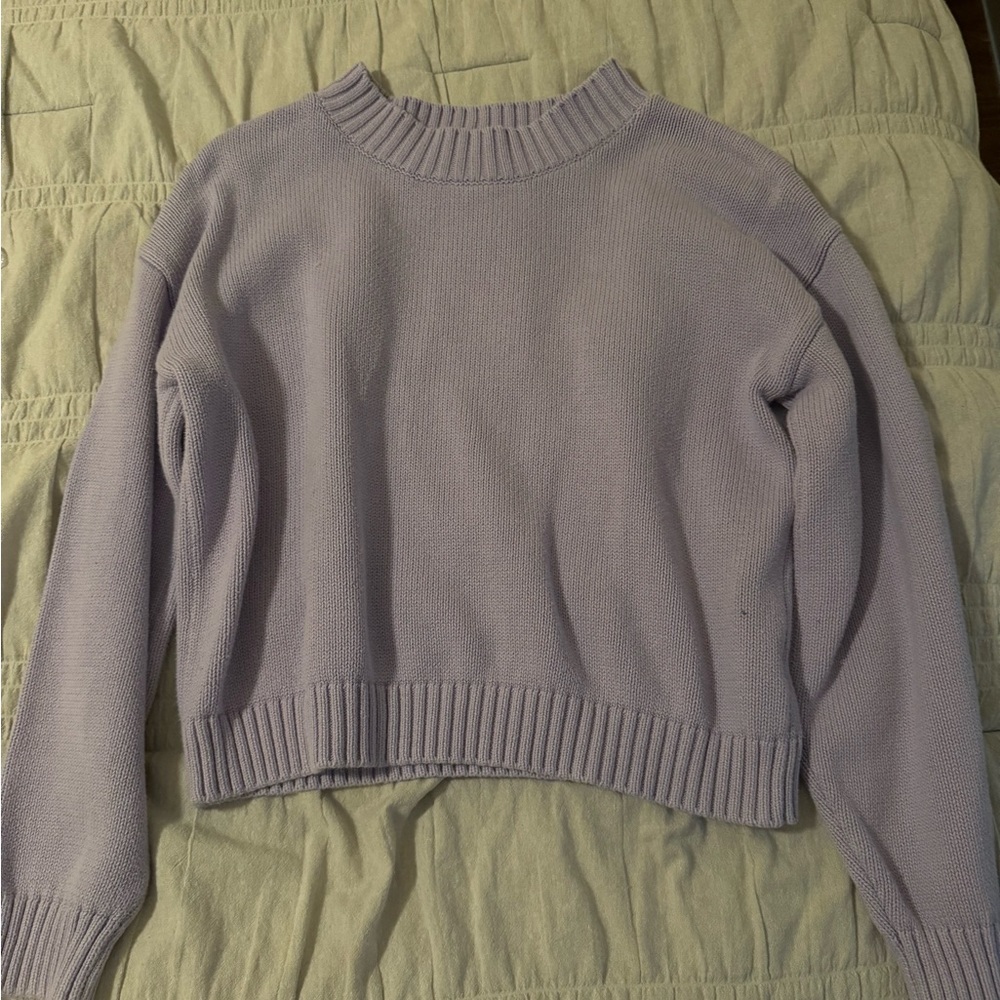Purple sweater